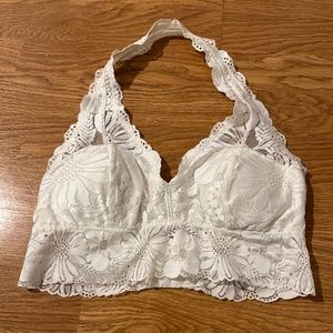 Aerie Halter Floral Bralette